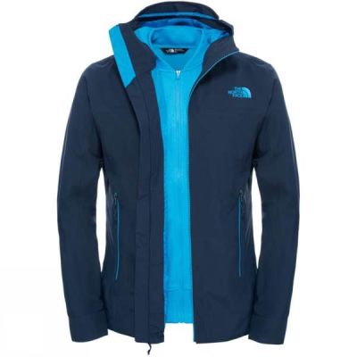 Chaquetas The North Face Meaford Triclimate Hombre Azul Marino - Chile YKI718469